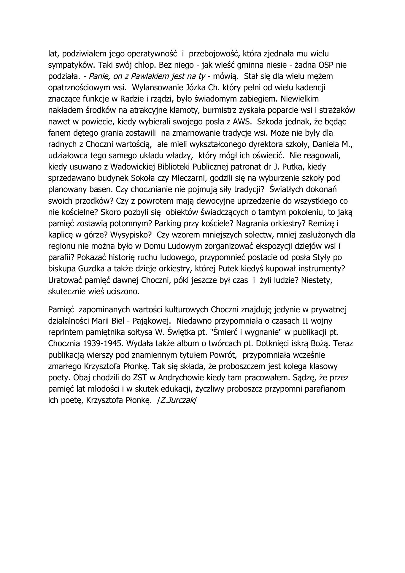 Chocznianie. 2020 — strona 2