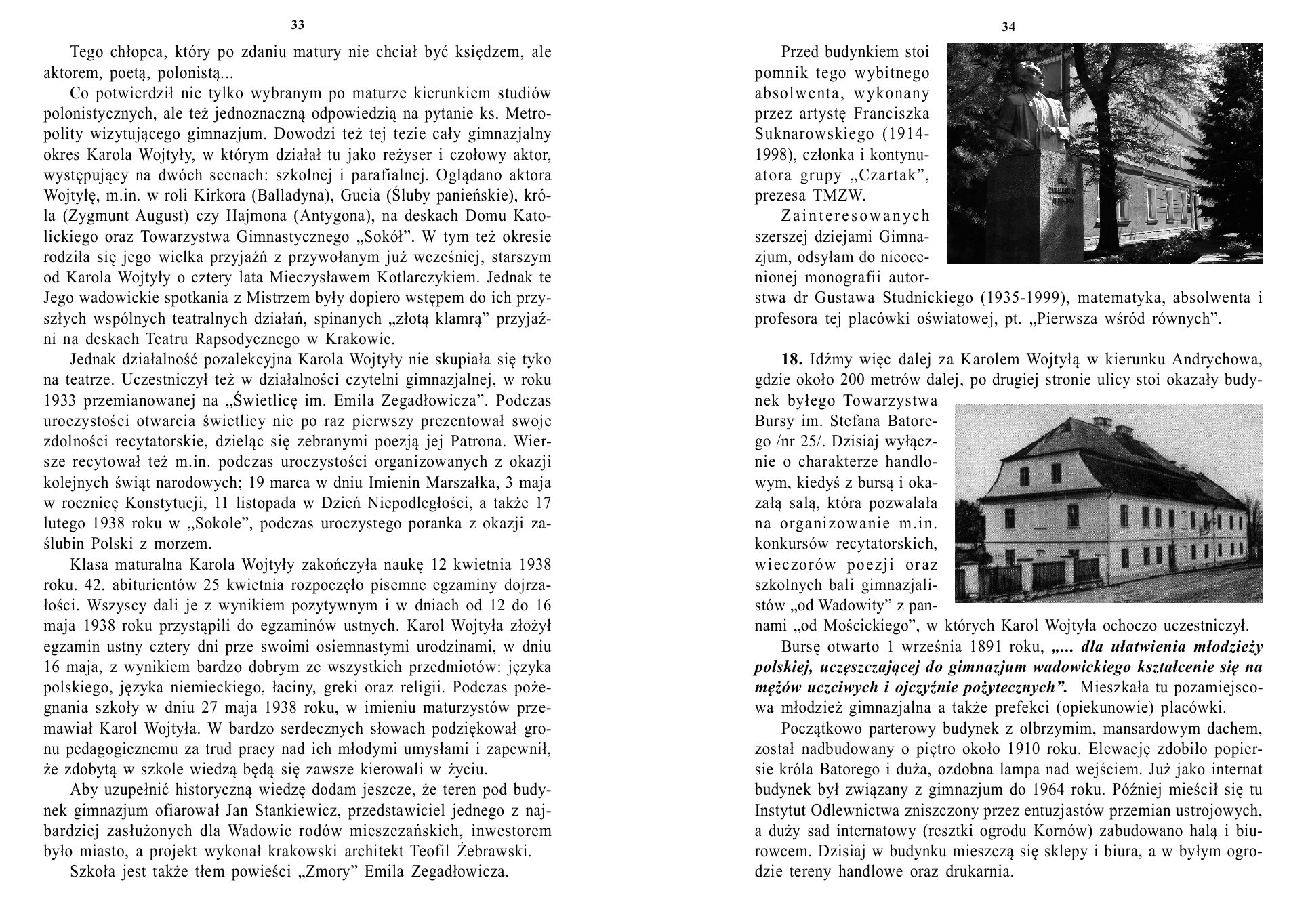 E.Wyroba Przewodnik po Wadowicach — strona 19