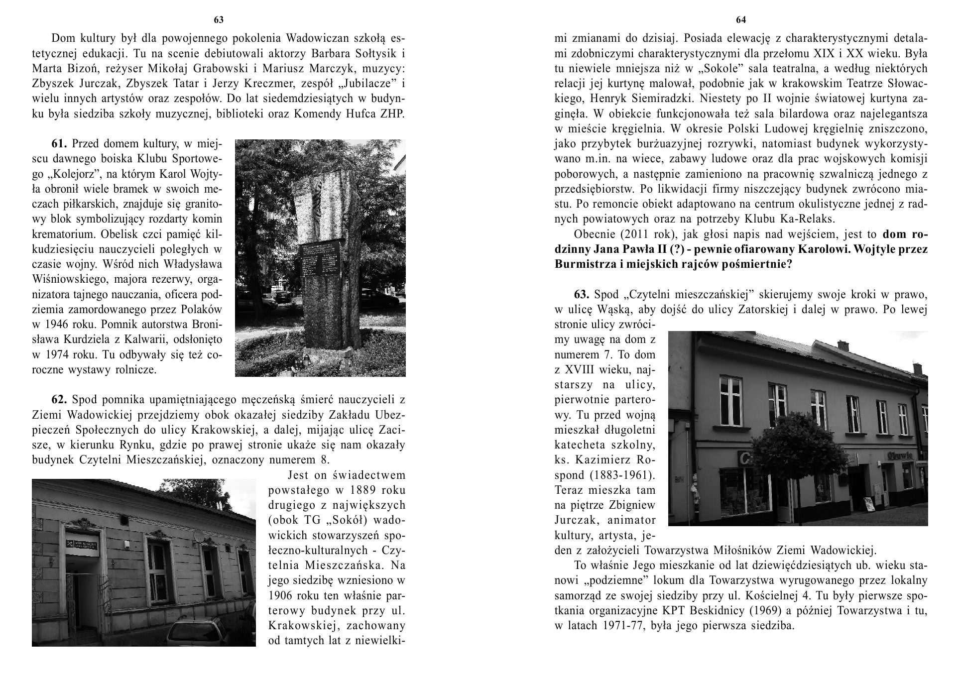 E.Wyroba Przewodnik po Wadowicach — strona 34