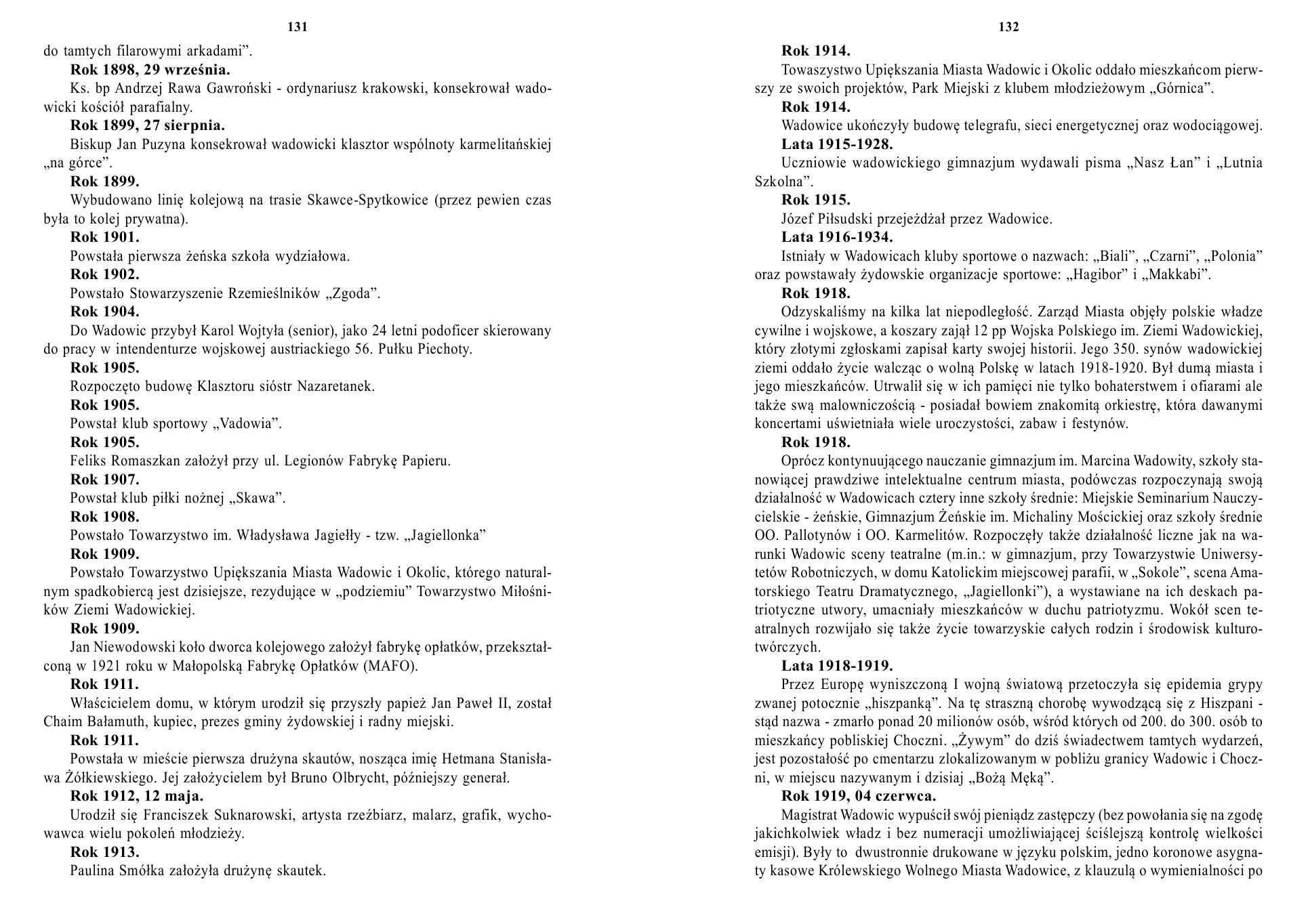 E.Wyroba Przewodnik po Wadowicach — strona 68