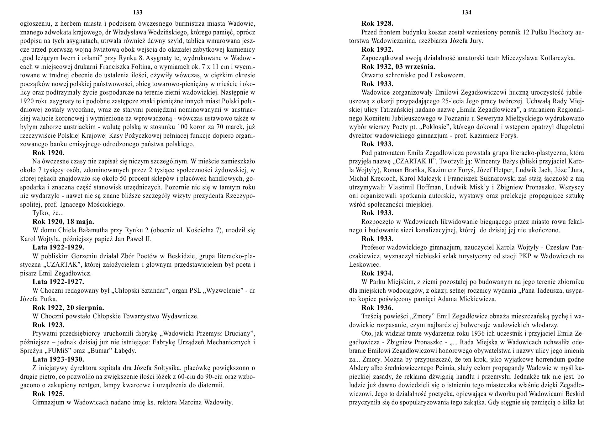 E.Wyroba Przewodnik po Wadowicach — strona 69