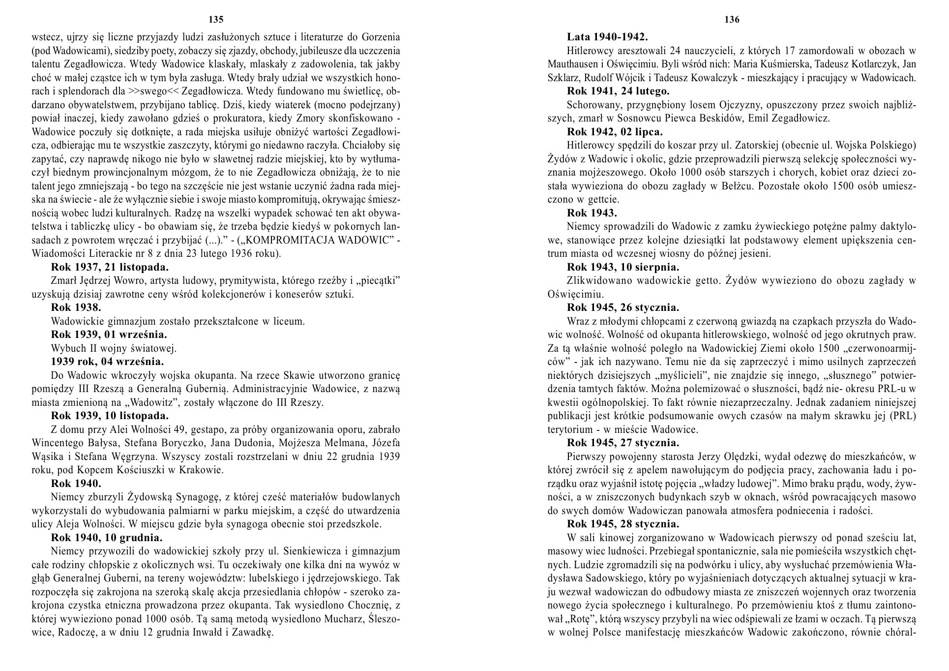 E.Wyroba Przewodnik po Wadowicach — strona 70