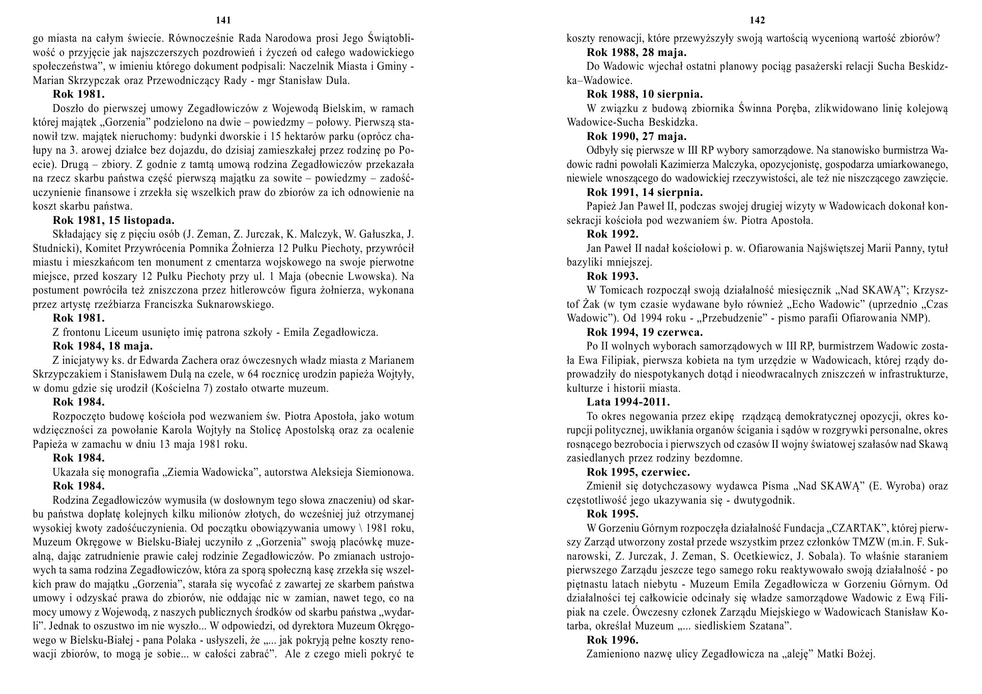 E.Wyroba Przewodnik po Wadowicach — strona 73