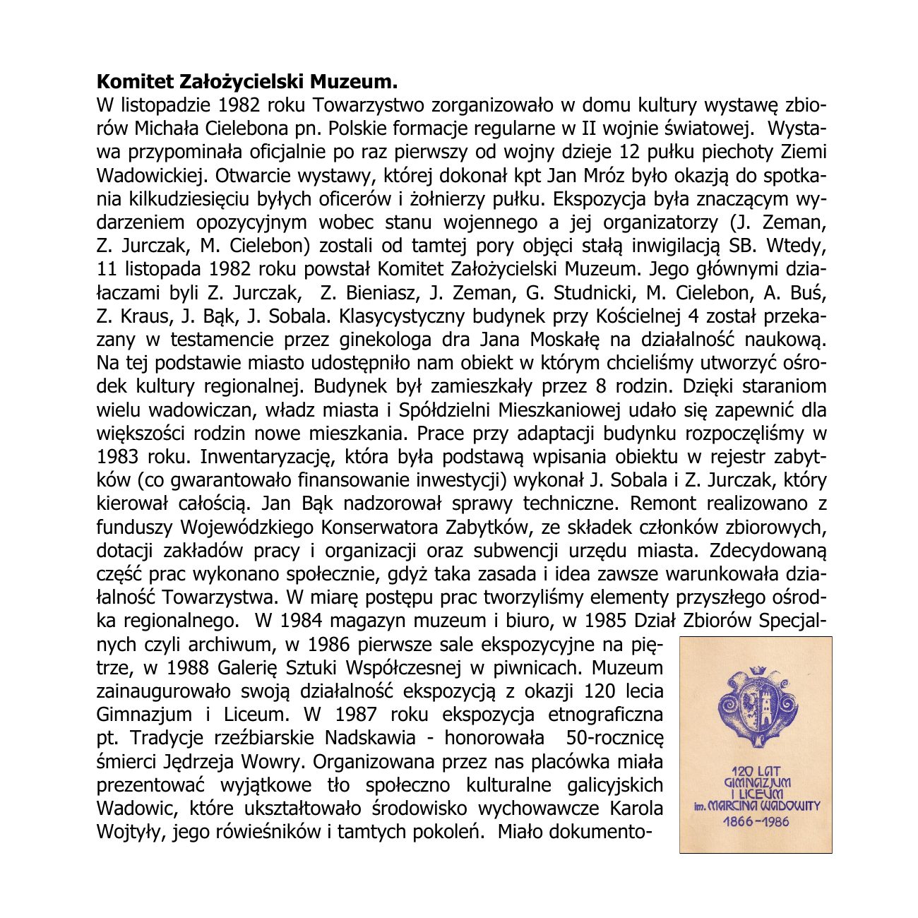 KRONIKA REGIONALIZMU.50 lecie TMZW — strona 98