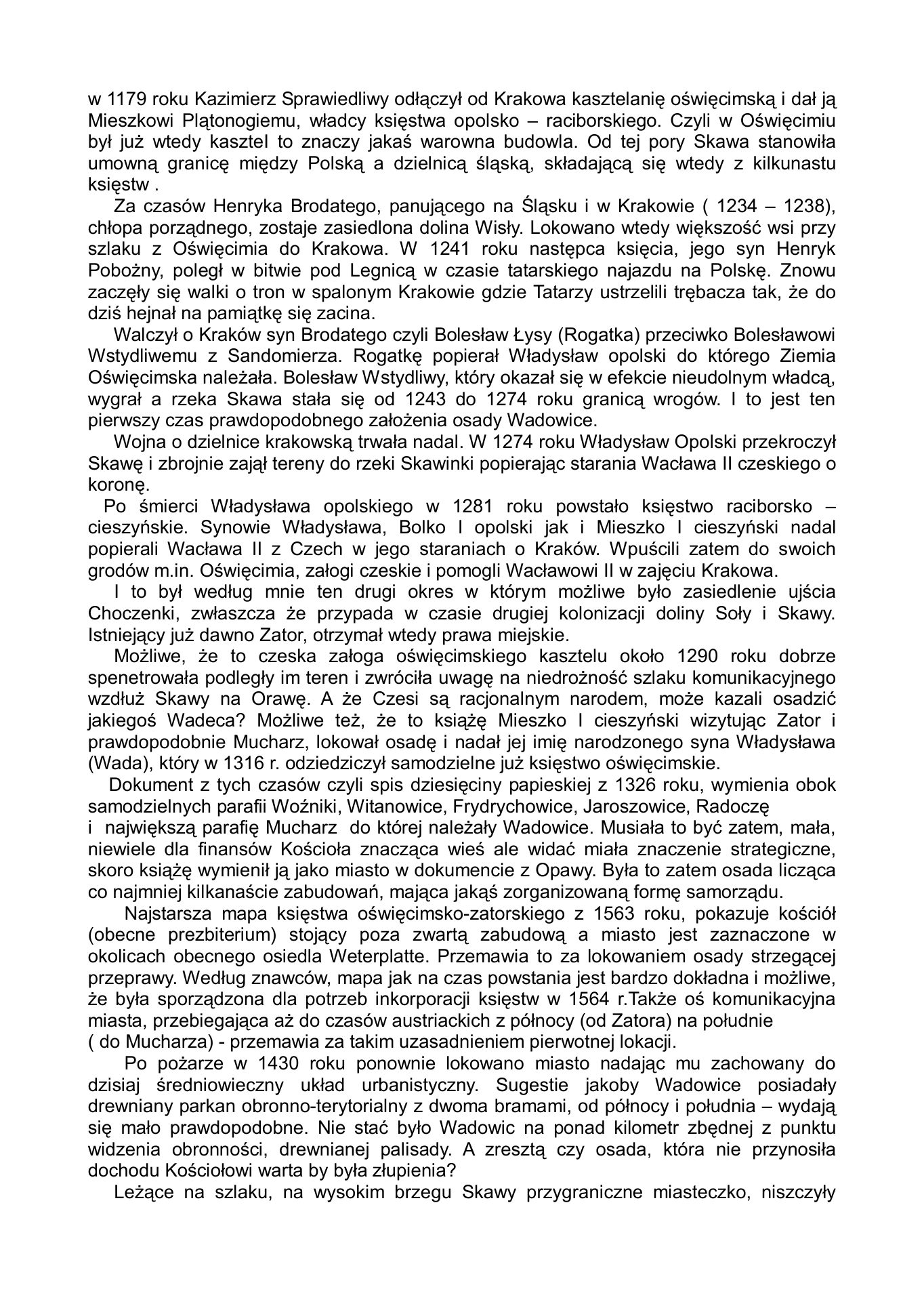 Krotka historia miasta. Z.Jurczak. 2010. — strona 2