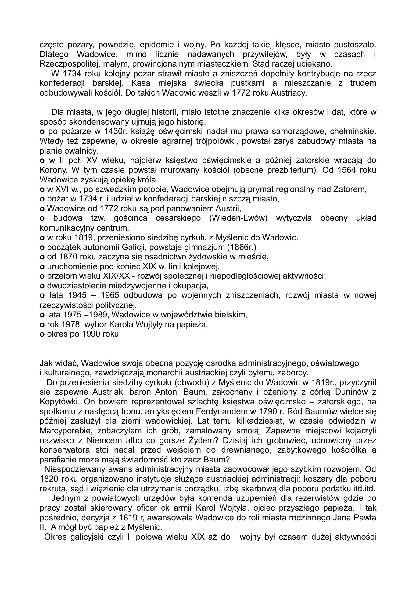 Krotka historia miasta. Z.Jurczak. 2010. — strona 3