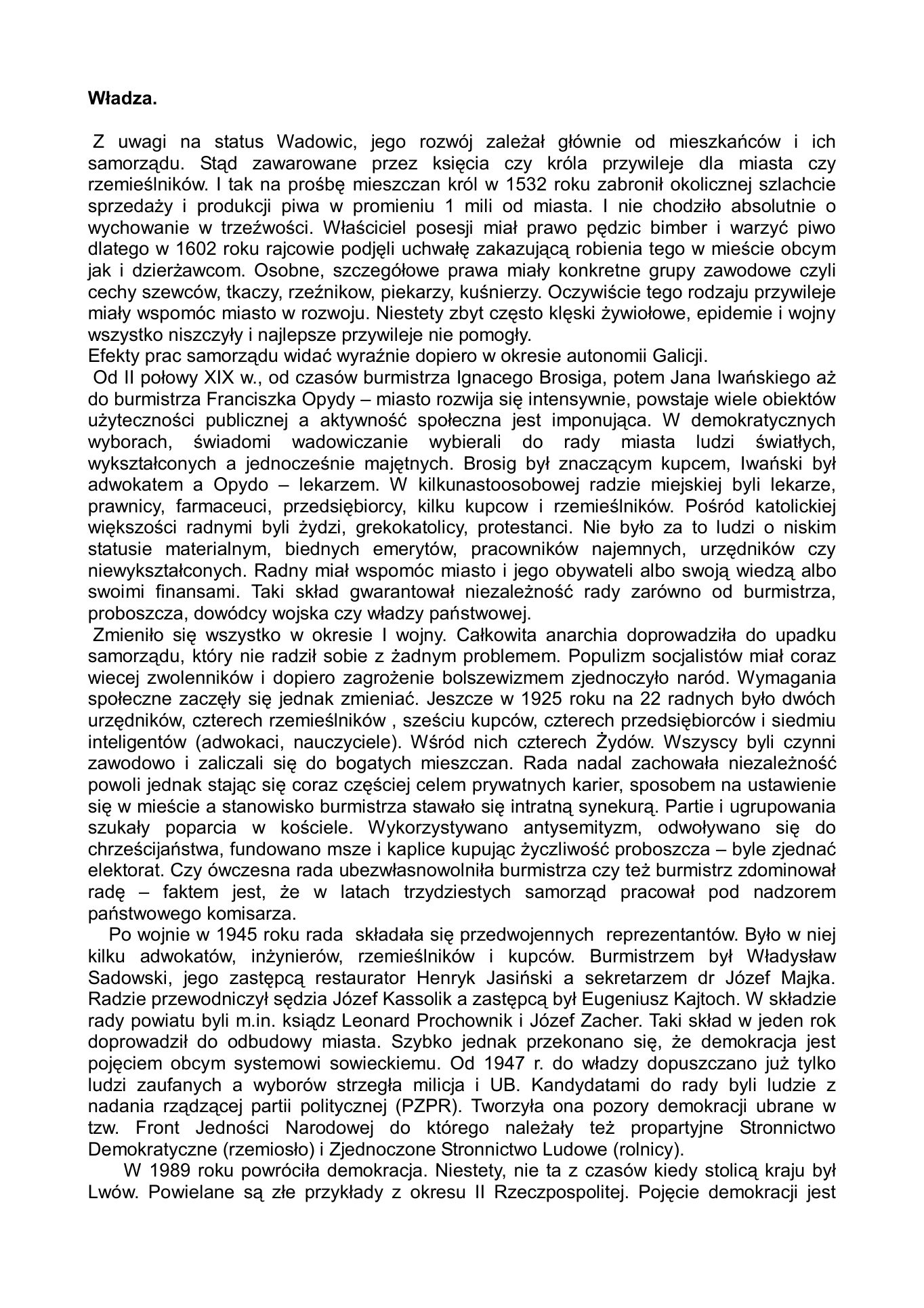 Krotka historia miasta. Z.Jurczak. 2010. — strona 7