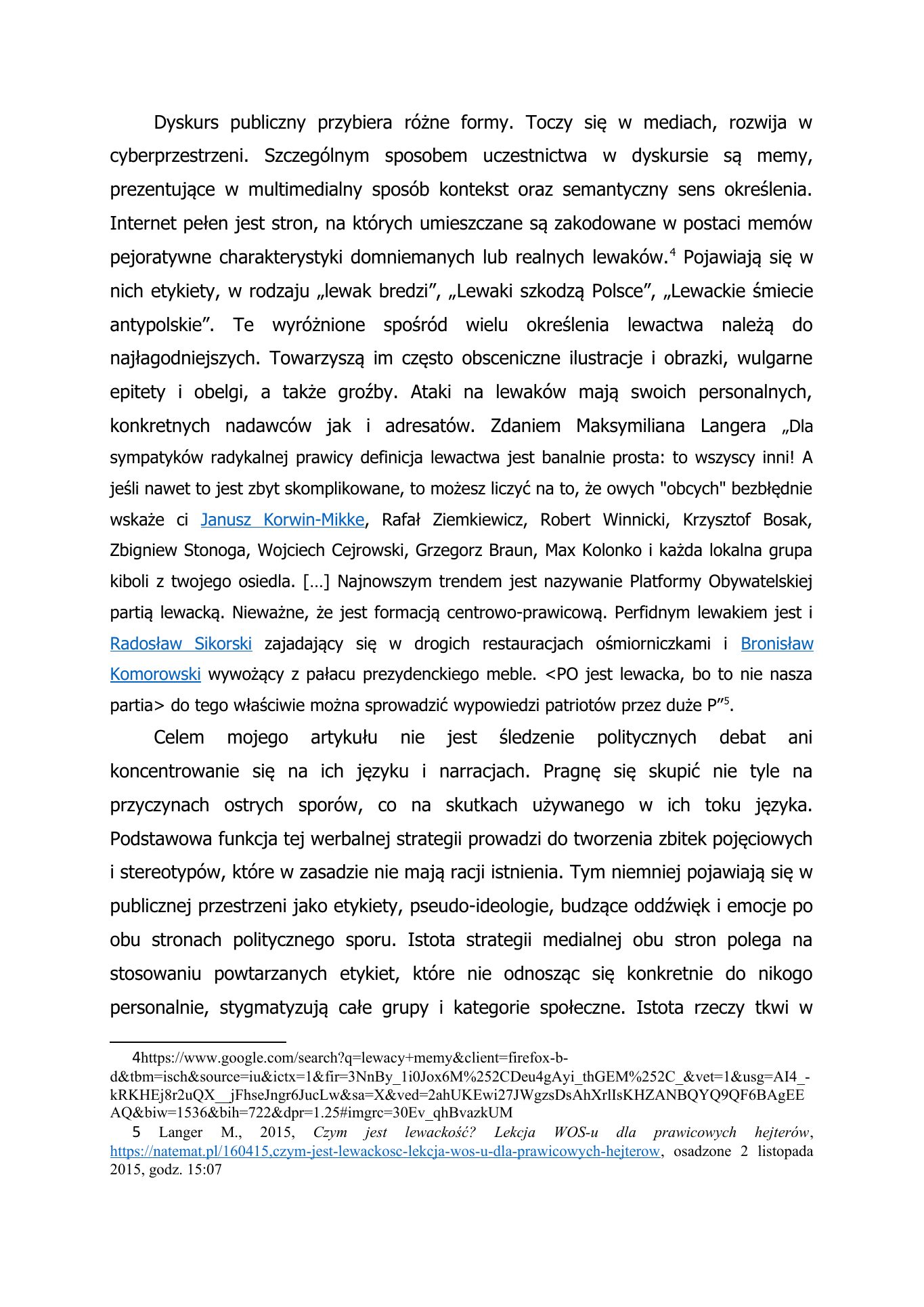 Lewactwo. T. Paleczny. 2022. — strona 5