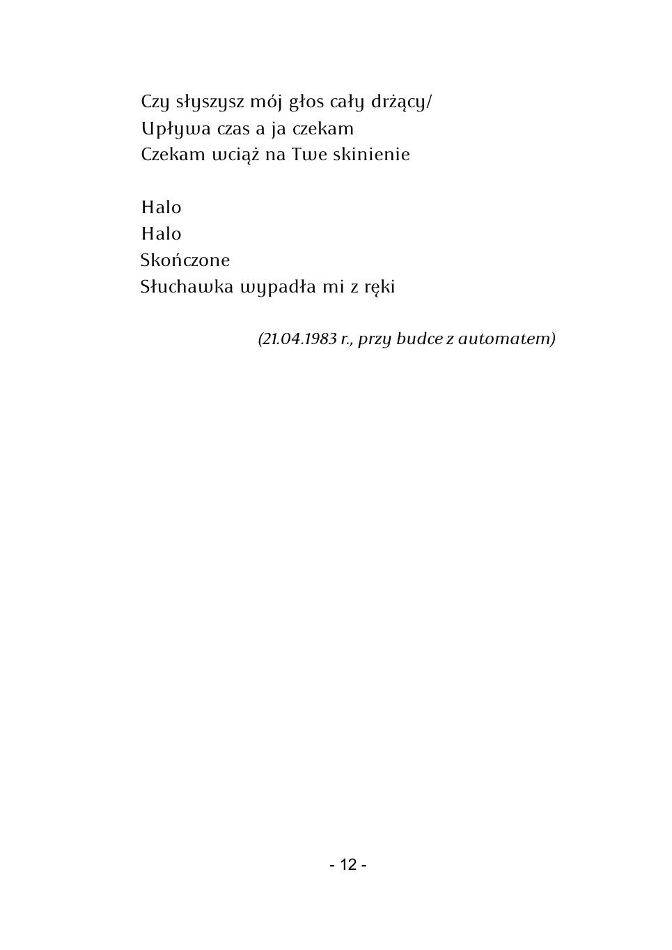 M.Studnicki. Wiersze. — strona 10