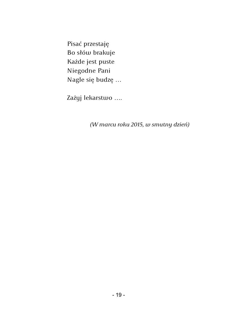 M.Studnicki. Wiersze. — strona 17