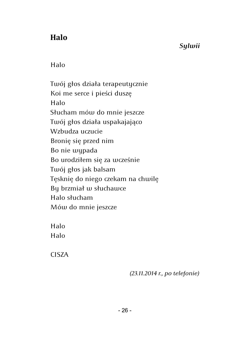 M.Studnicki. Wiersze. — strona 24