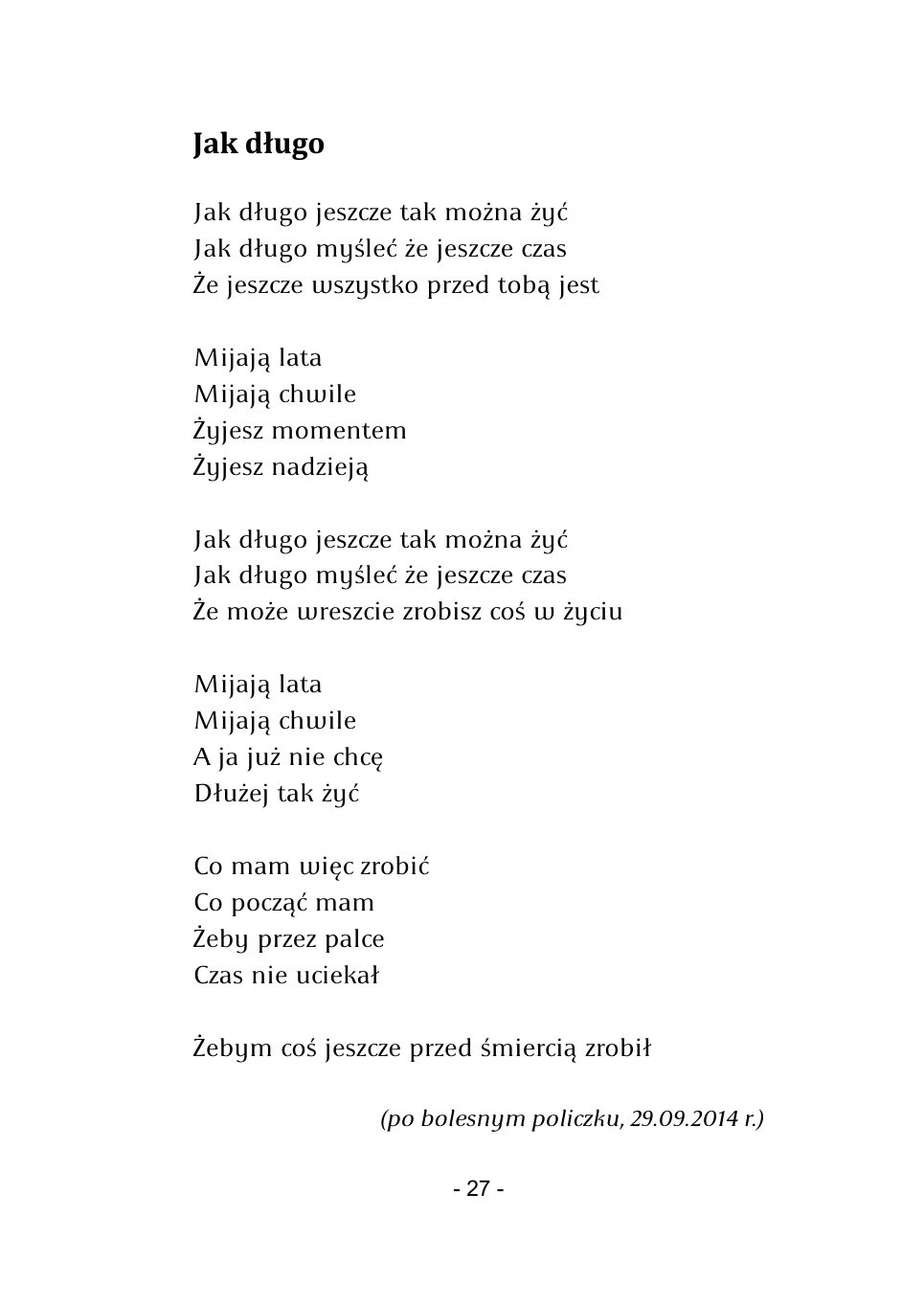 M.Studnicki. Wiersze. — strona 25
