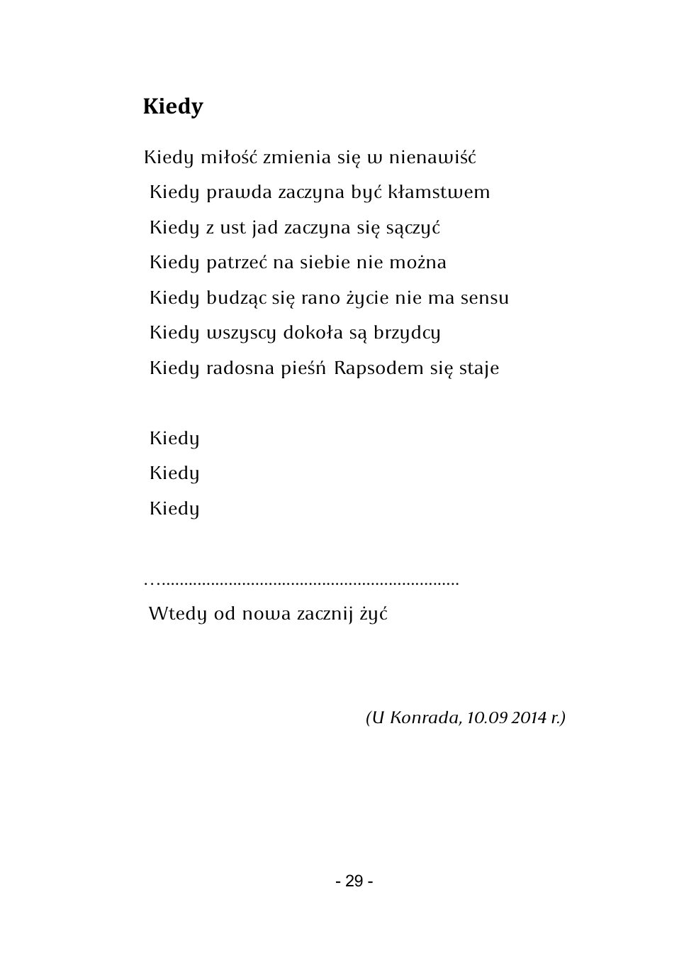 M.Studnicki. Wiersze. — strona 27