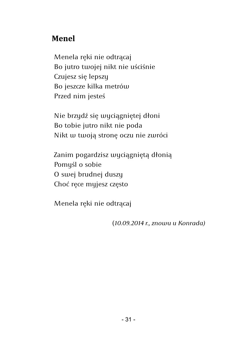 M.Studnicki. Wiersze. — strona 29