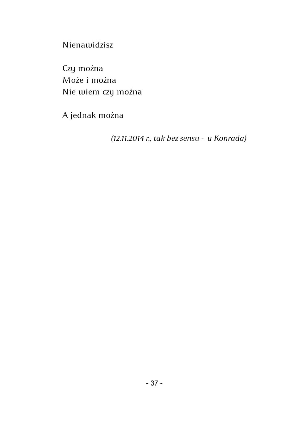 M.Studnicki. Wiersze. — strona 35