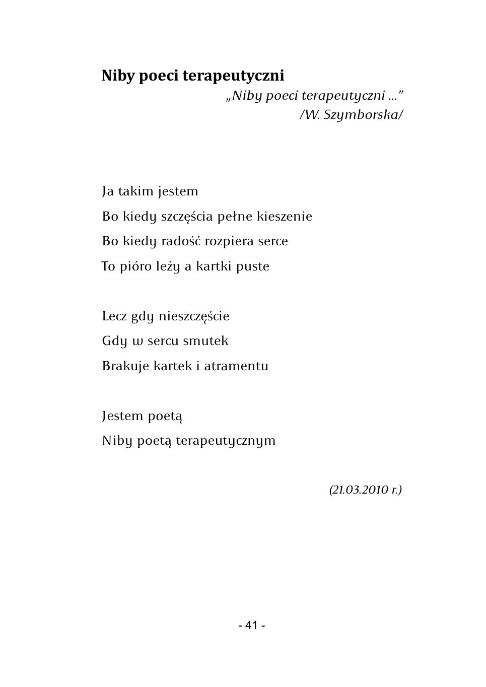 M.Studnicki. Wiersze. — strona 39