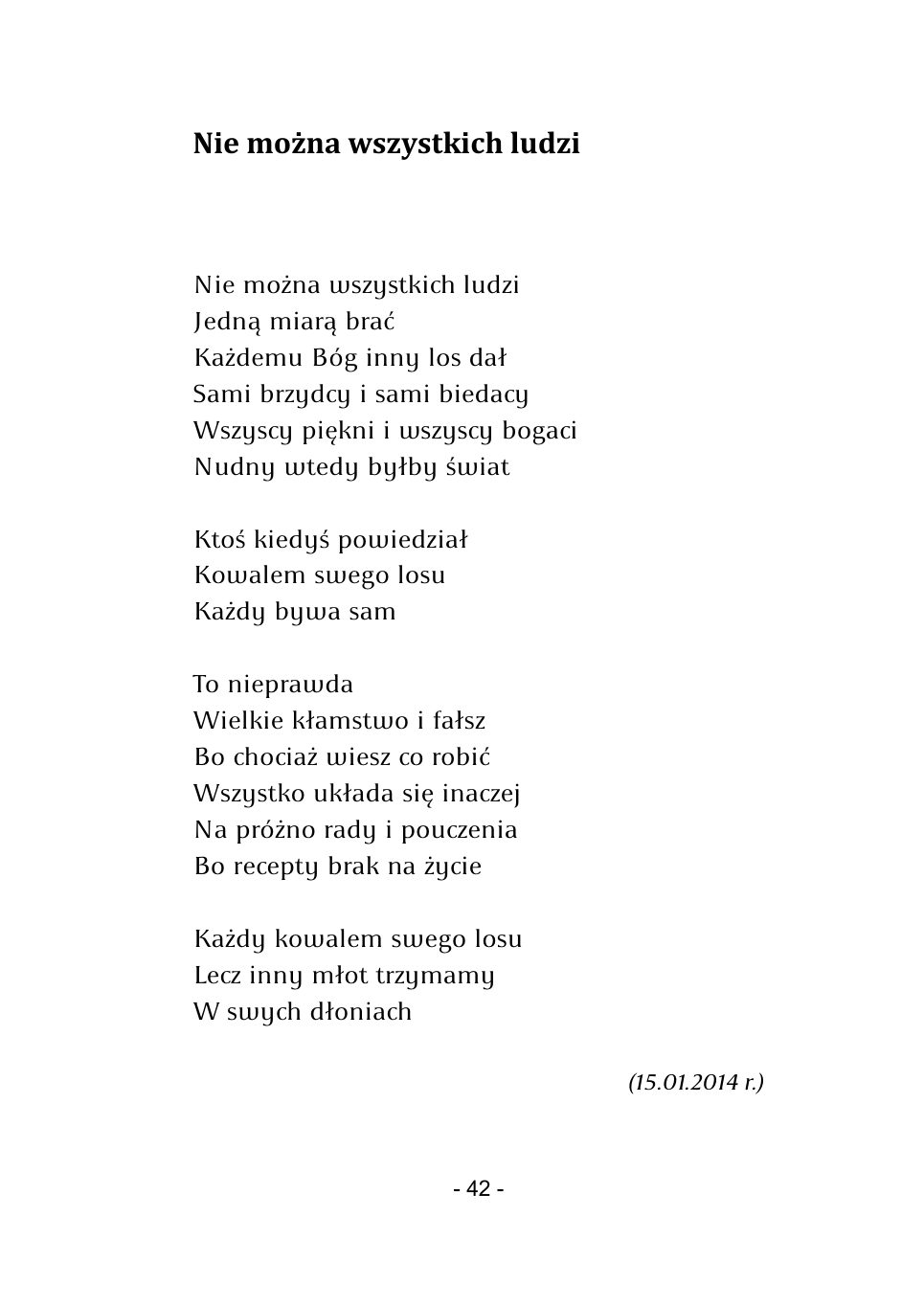 M.Studnicki. Wiersze. — strona 40