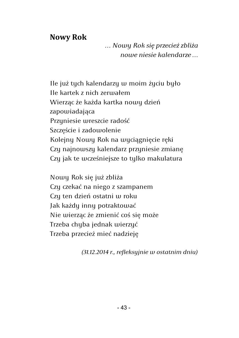 M.Studnicki. Wiersze. — strona 41