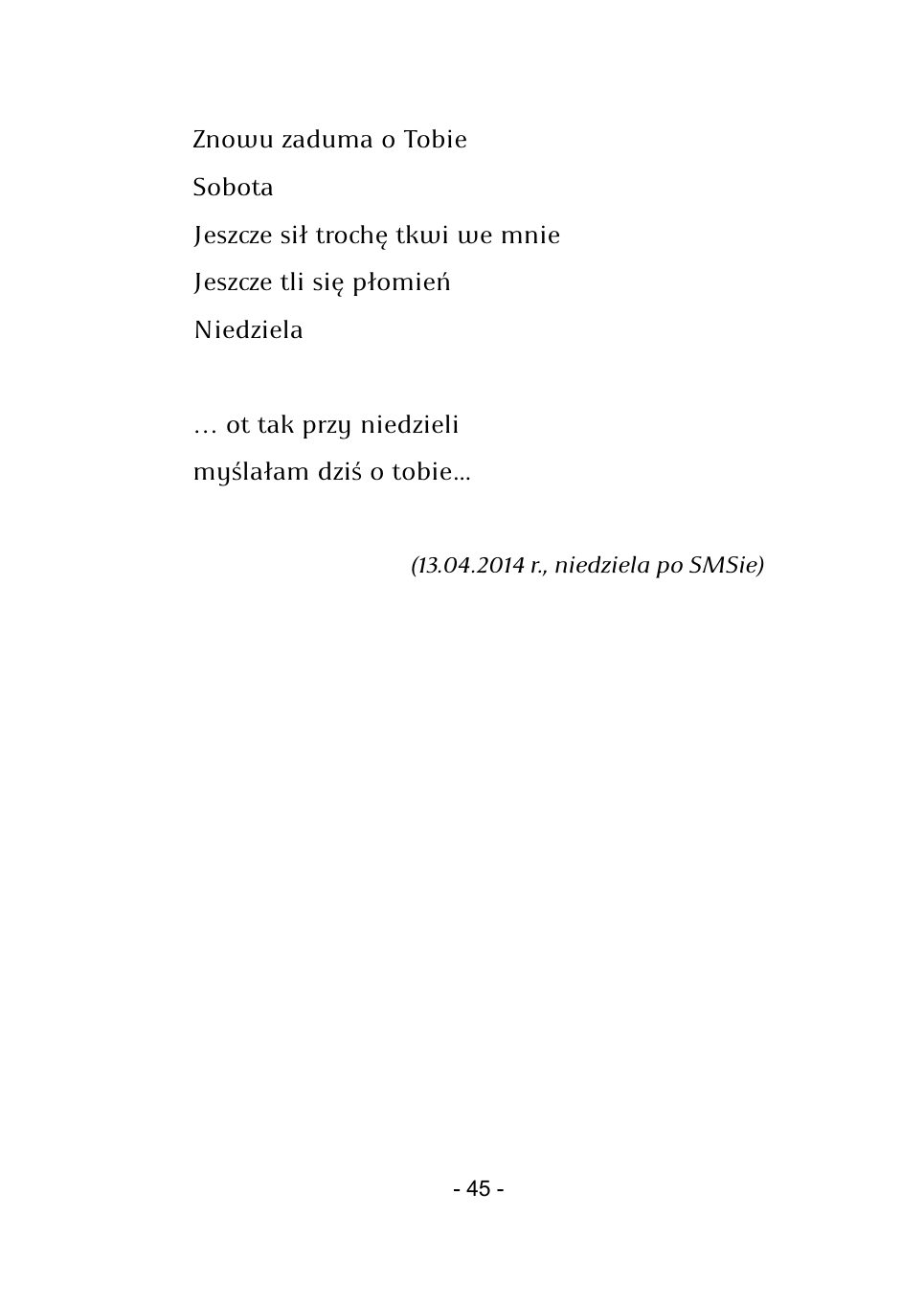 M.Studnicki. Wiersze. — strona 43