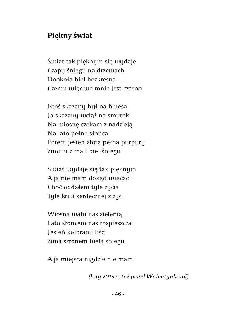 M.Studnicki. Wiersze. — strona 44