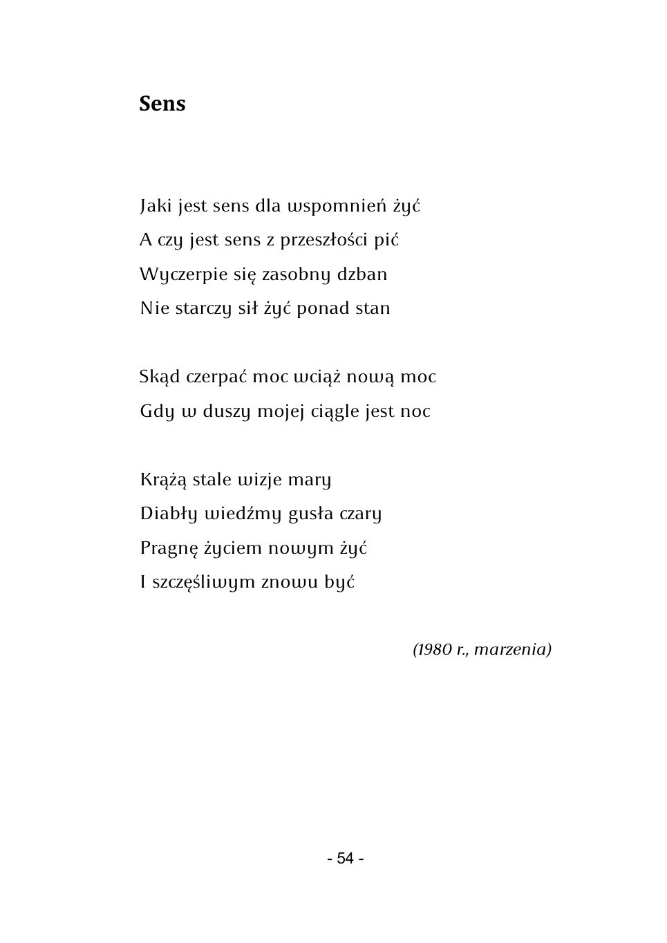 M.Studnicki. Wiersze. — strona 52