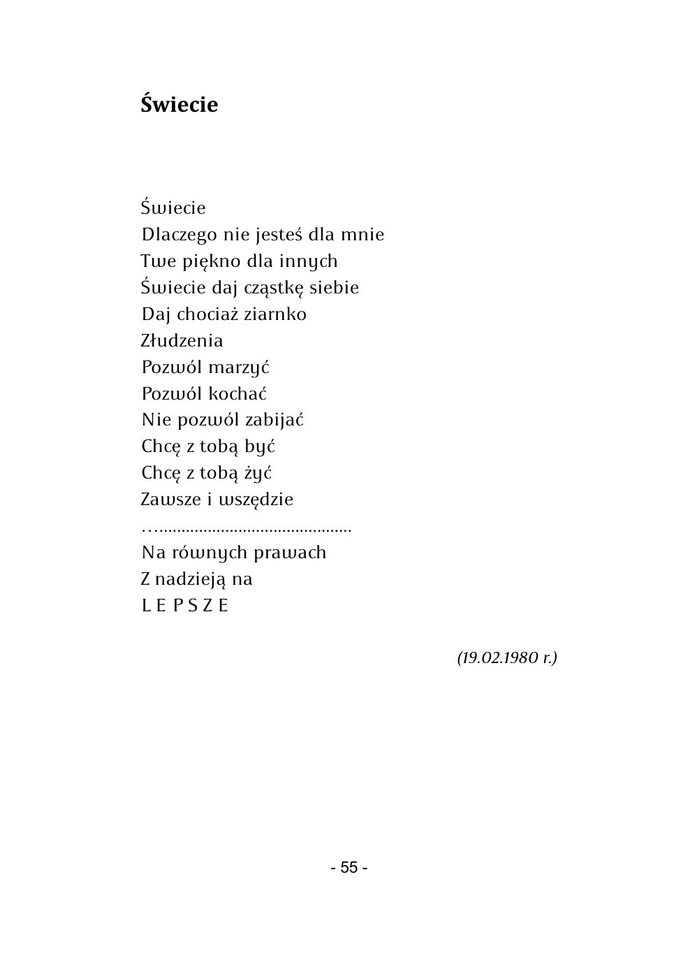 M.Studnicki. Wiersze. — strona 53