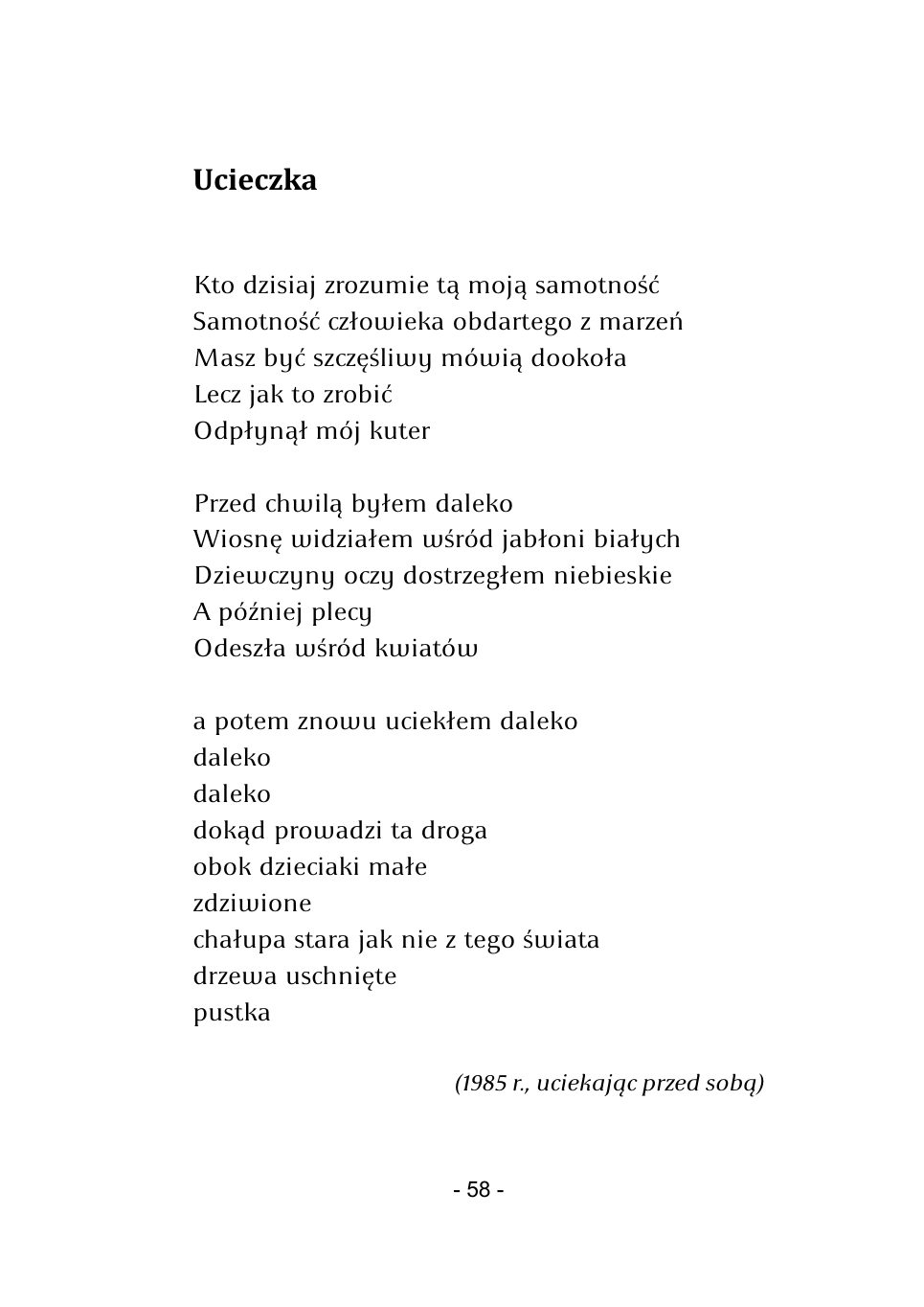 M.Studnicki. Wiersze. — strona 56