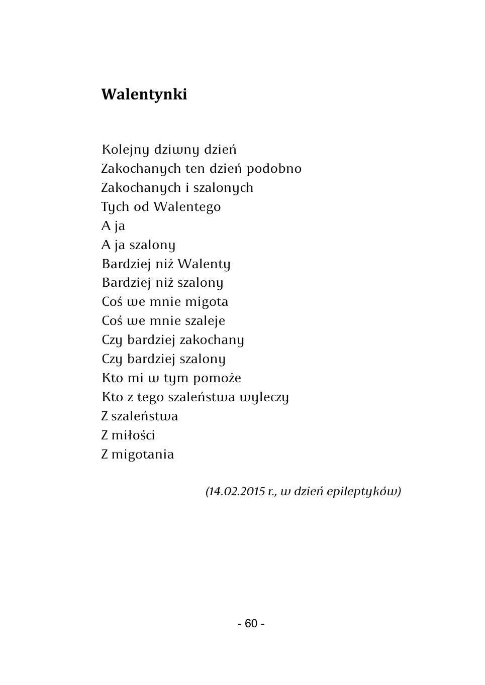 M.Studnicki. Wiersze. — strona 58
