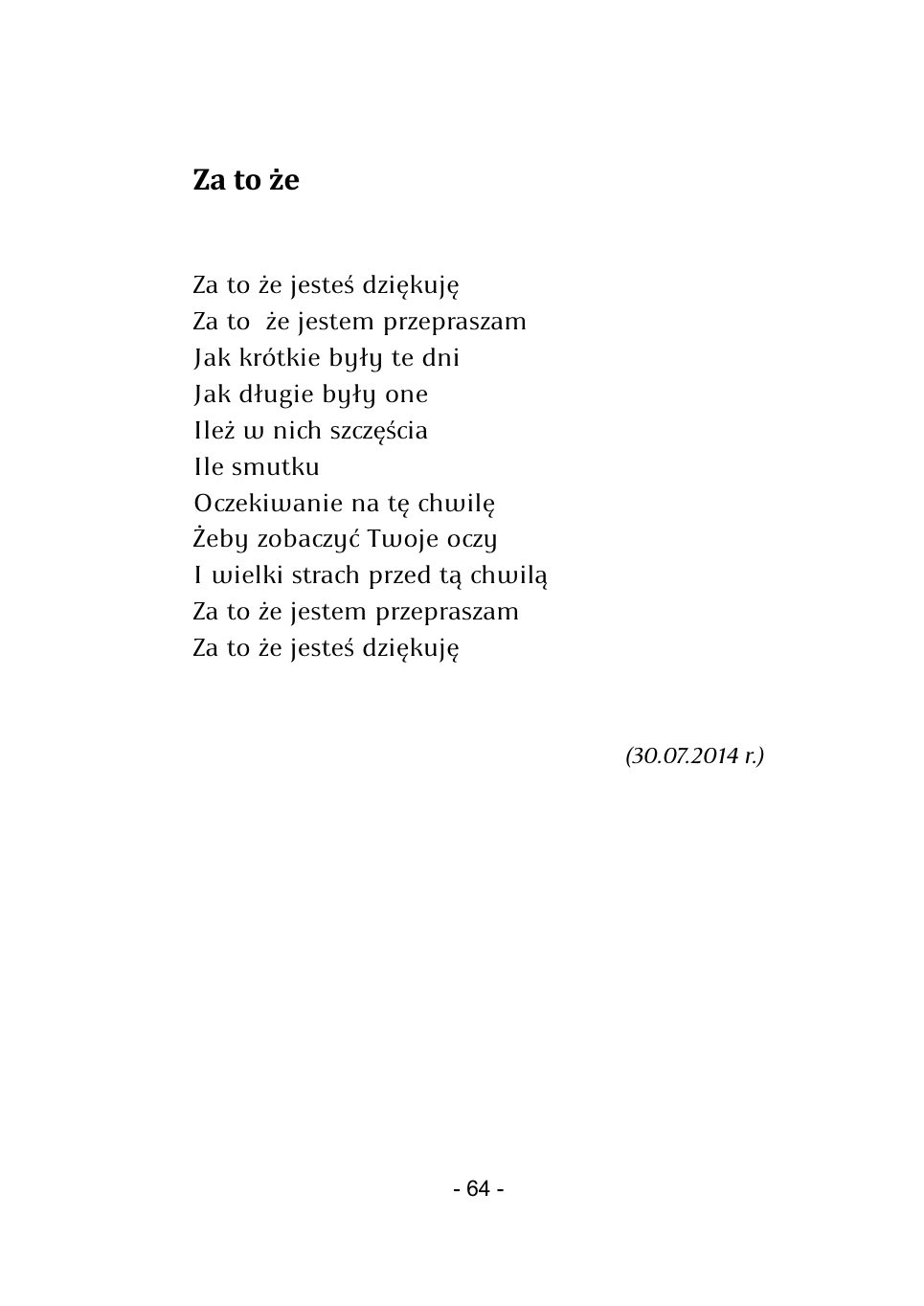 M.Studnicki. Wiersze. — strona 62