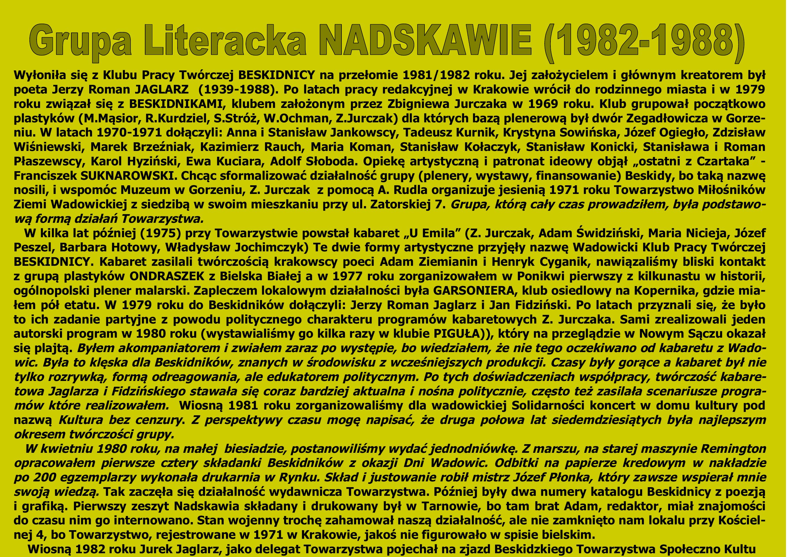NADSKAWIE @@ grupa — strona 1