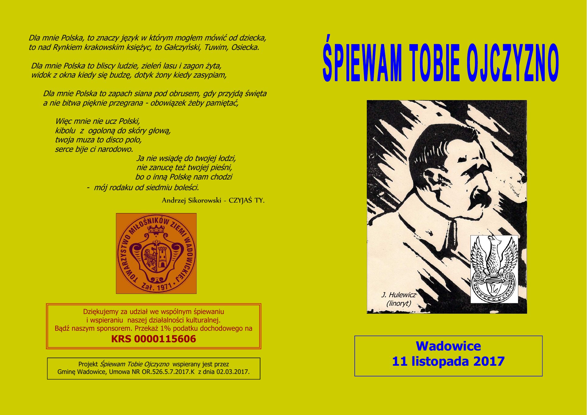 Okładka 11.XI .2017 — strona 1