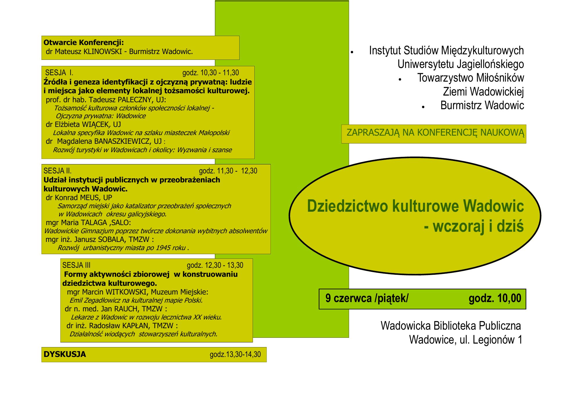 PROGRAM Konferencja — strona 1