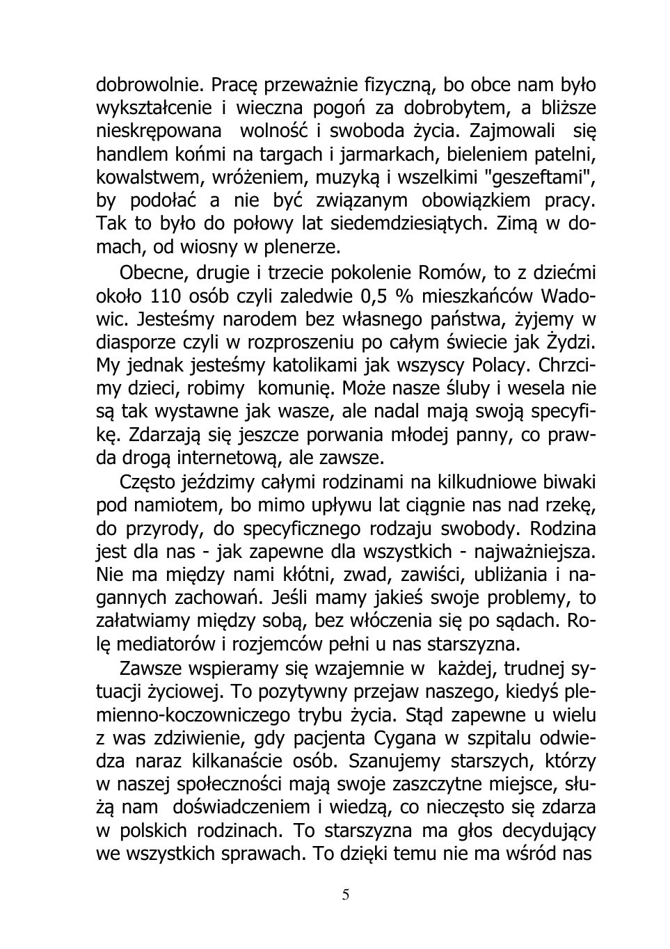 Romowie z Wadowic — strona 5