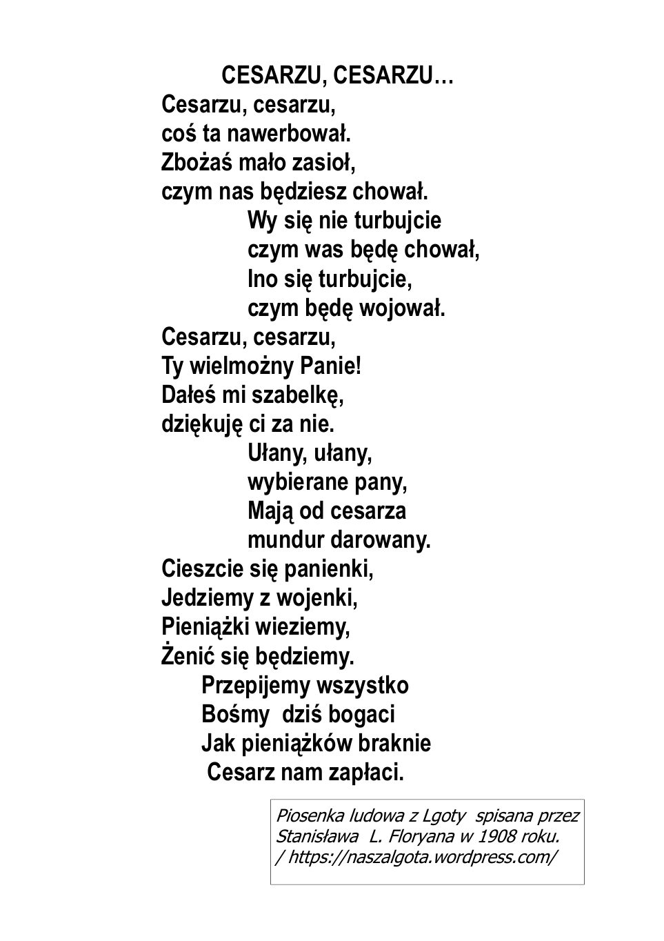 Spiewnik zolnierski. 2017 — strona 1