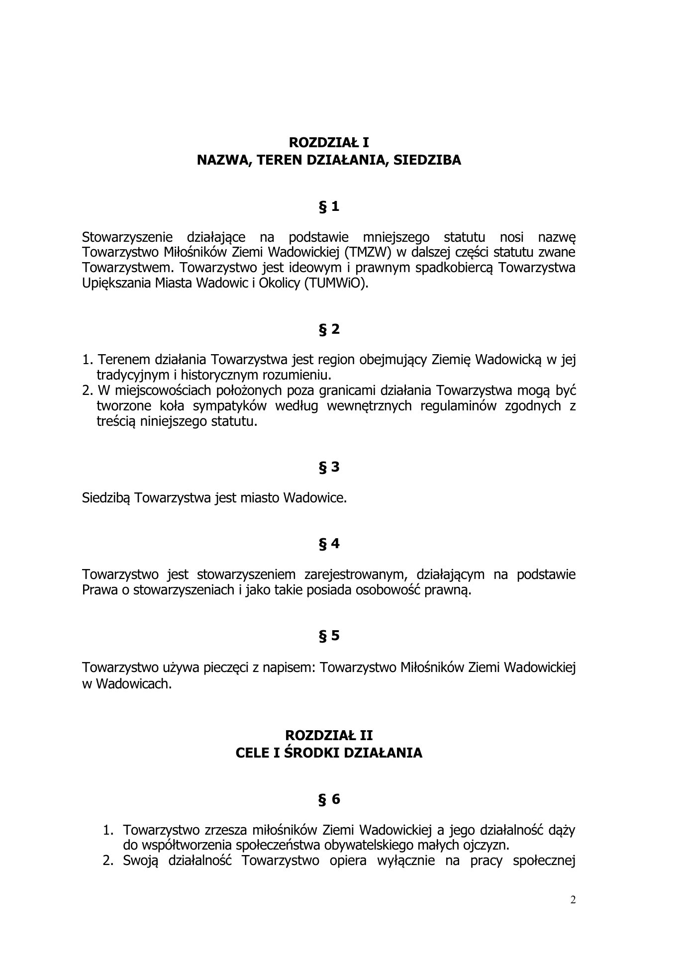 Statut 2015 — strona 2