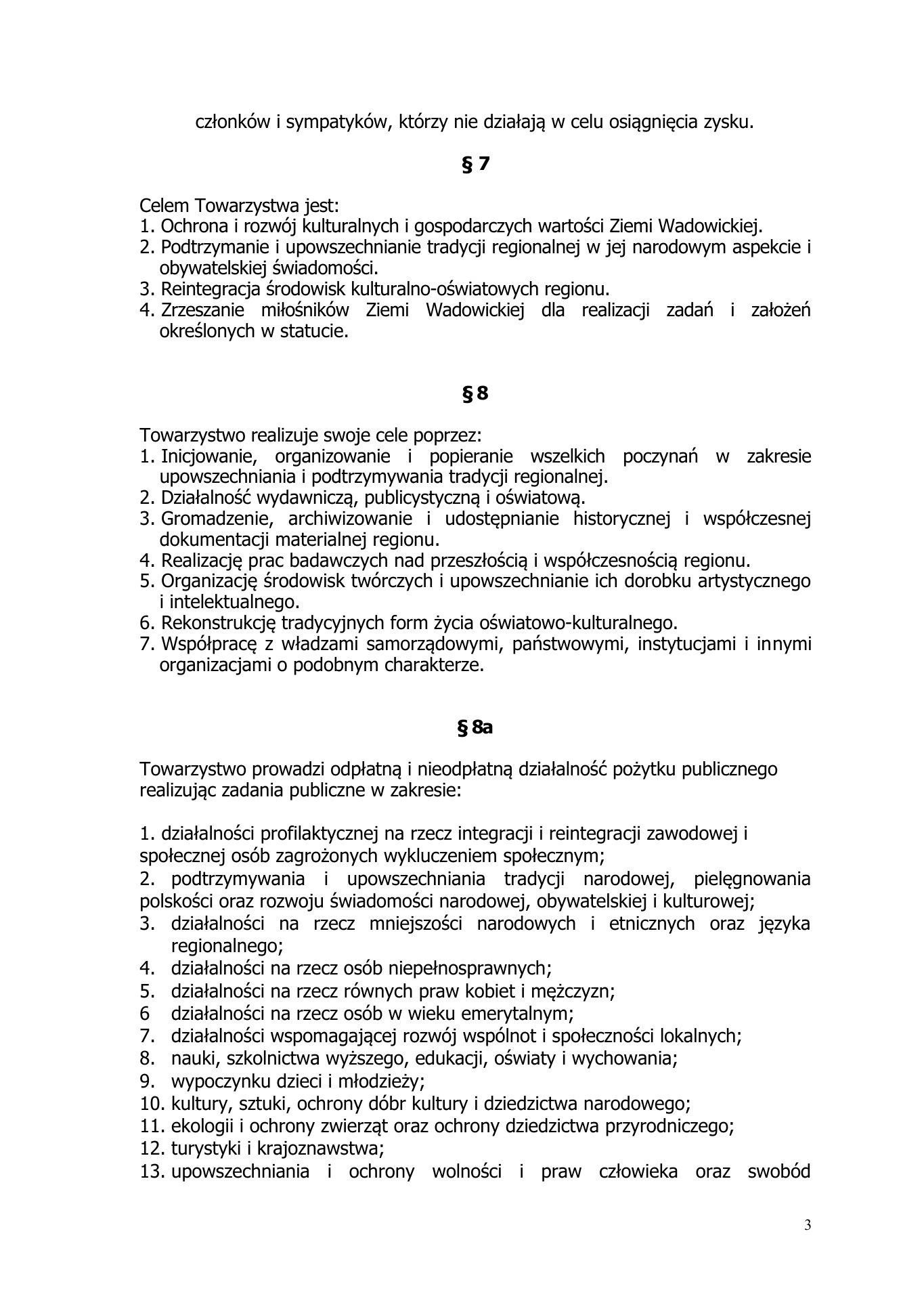 Statut 2015 — strona 3