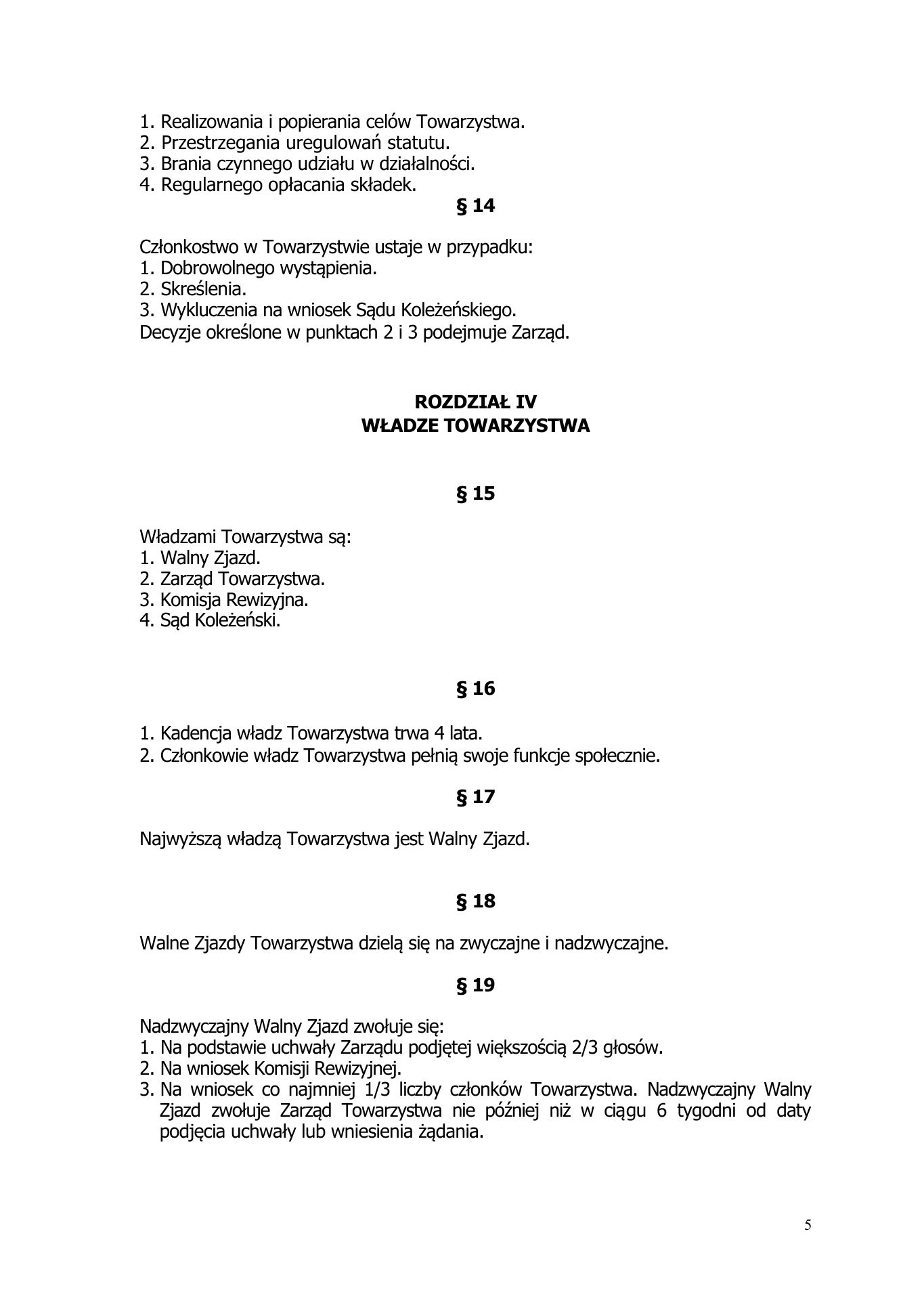 Statut 2015 — strona 5