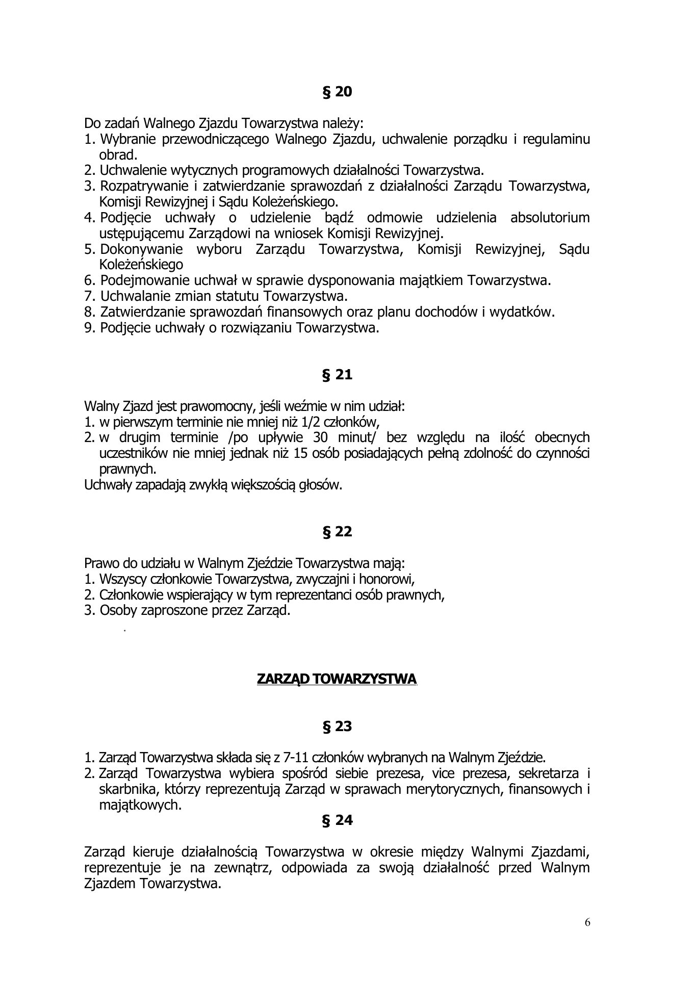 Statut 2015 — strona 6