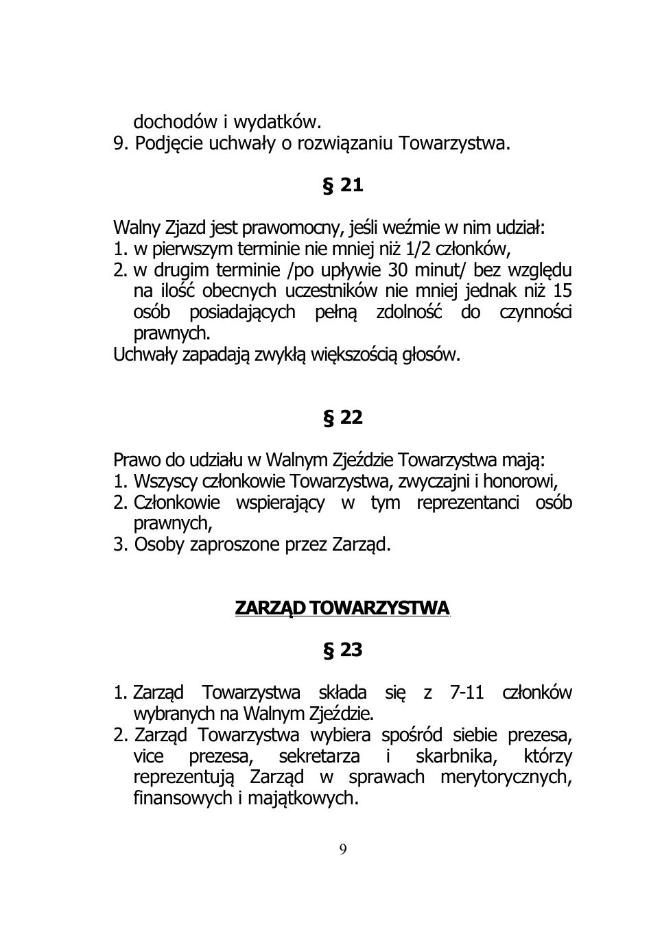 Statut 2018 A5 — strona 9
