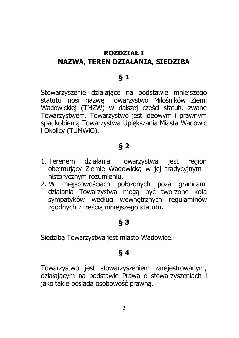 Statut TMZW 2012 A5 — strona 2