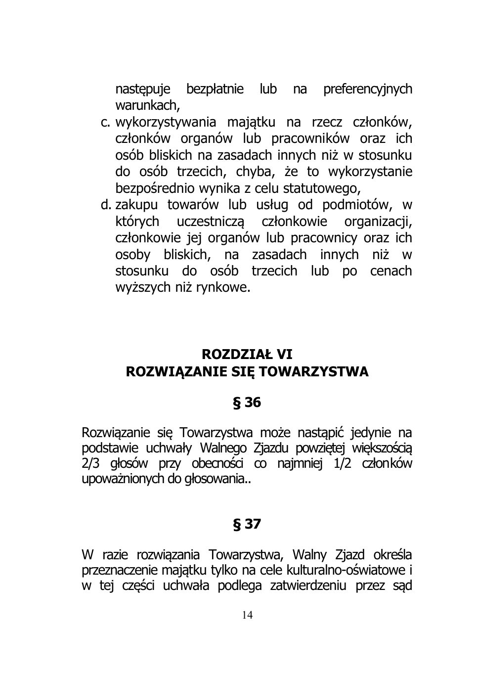 Statut TMZW 2012 A5 — strona 14