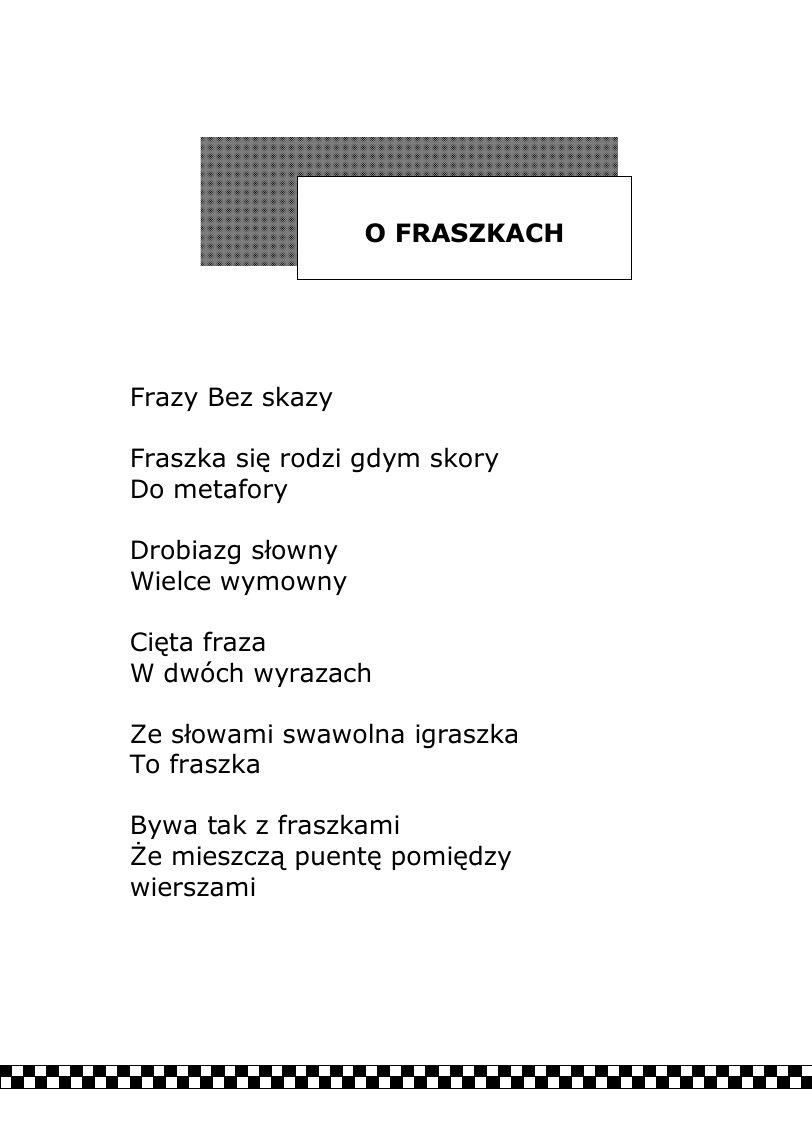 T.Paleczny. FRASZKI. — strona 4