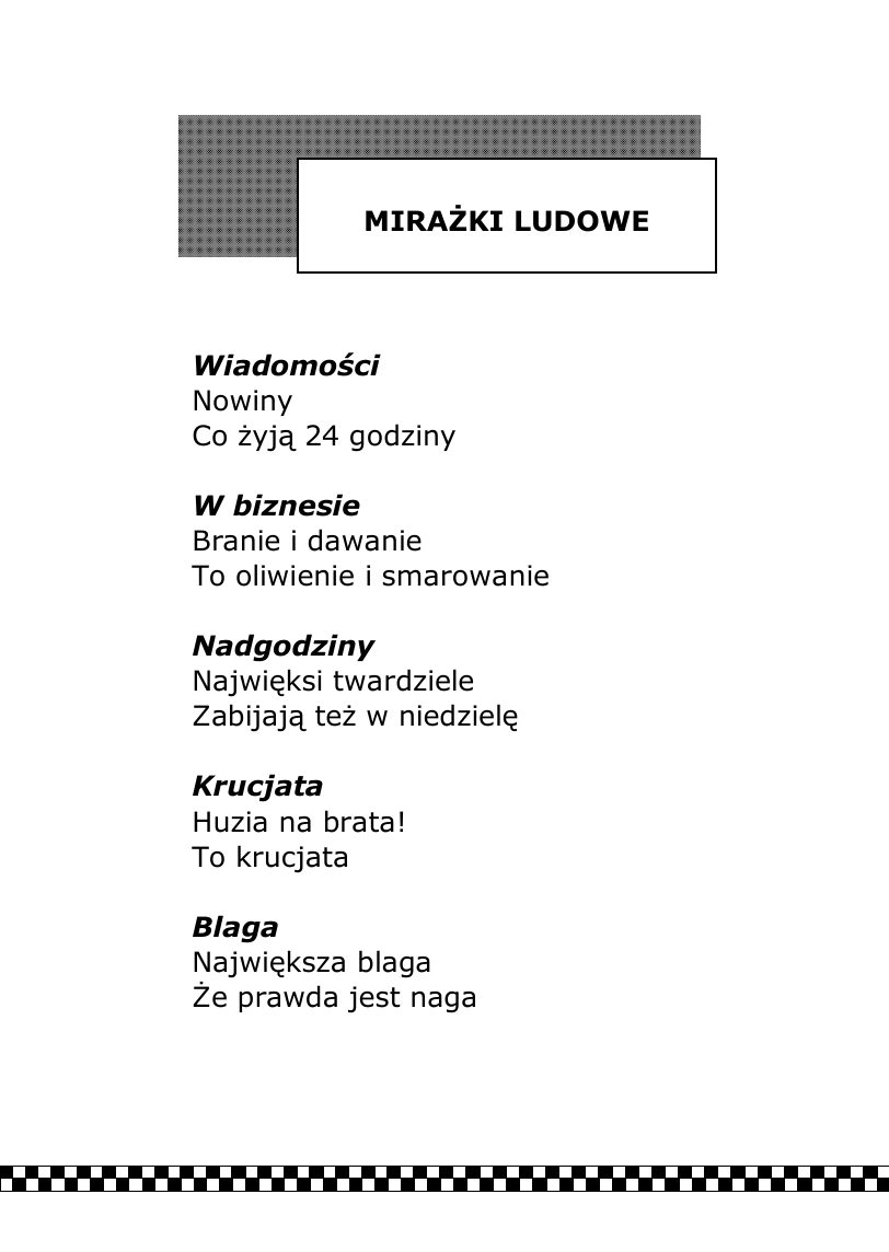 T.Paleczny. FRASZKI. — strona 25