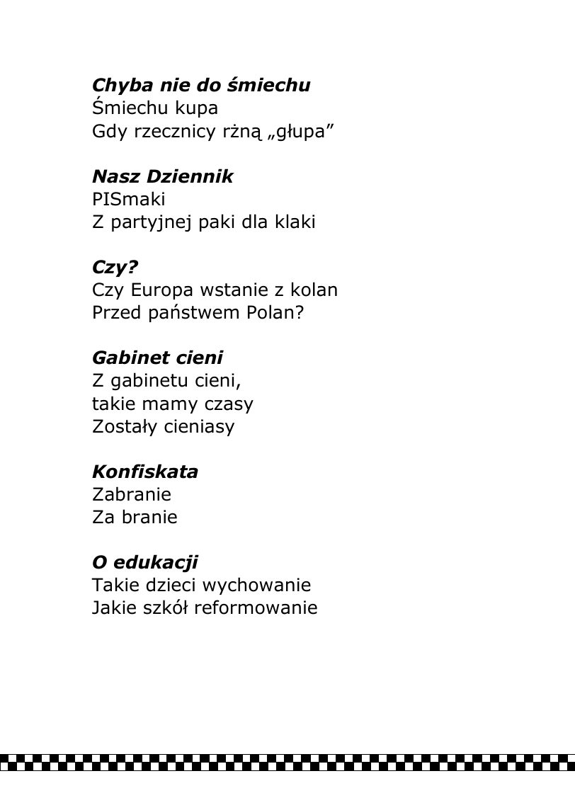T.Paleczny. FRASZKI. — strona 28