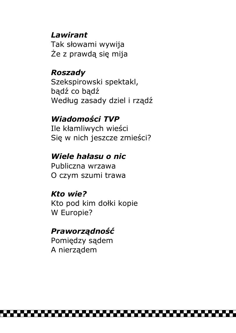 T.Paleczny. FRASZKI. — strona 35