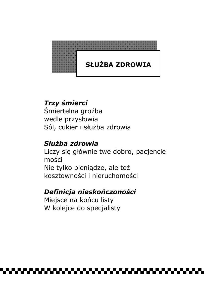 T.Paleczny. FRASZKI. — strona 45