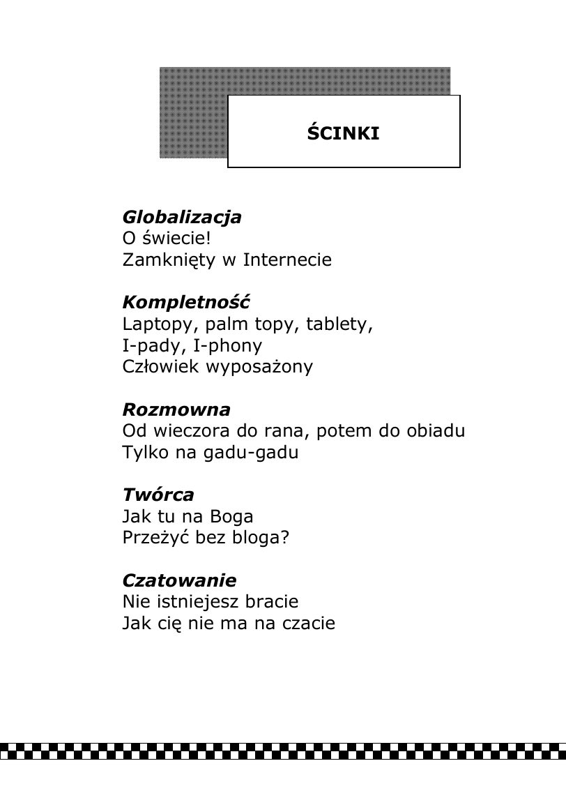 T.Paleczny. FRASZKI. — strona 51