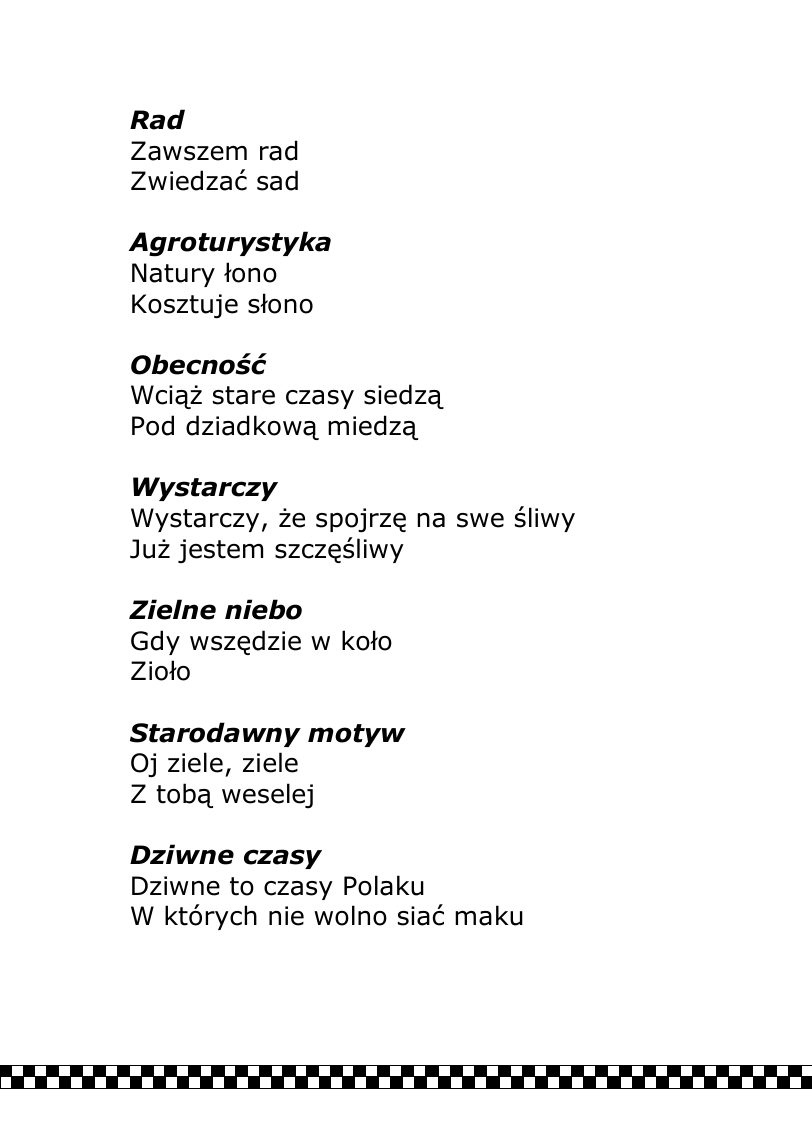 T.Paleczny. FRASZKI. — strona 74