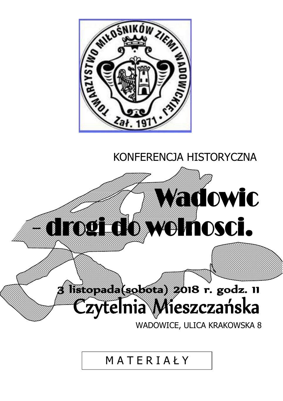 Wadowic drogi do wolnosci konferencja — strona 1