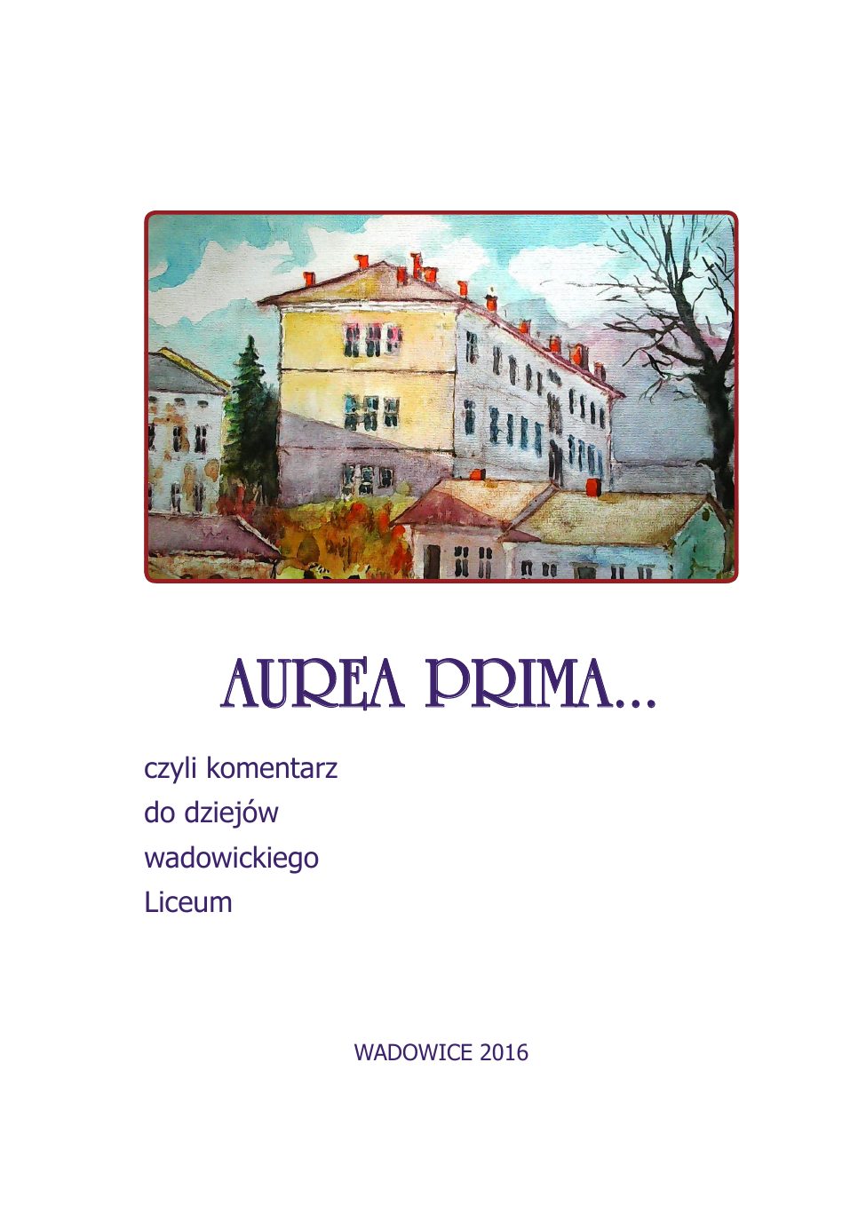 Z.Jurczak. Komentarz do dziejow szkoly. — strona 1